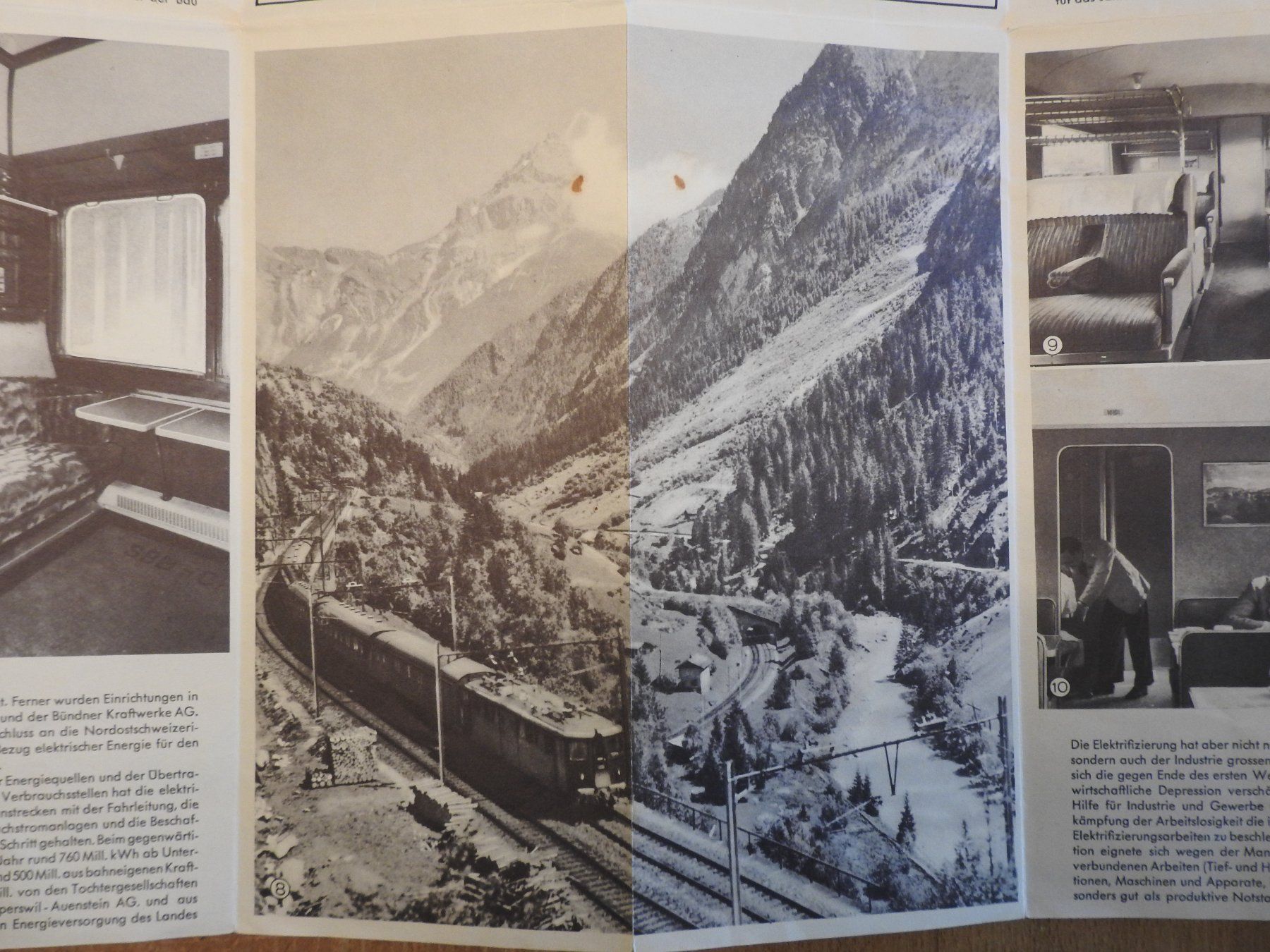 Cartine & Atlanti: Eisenbahnkarte der Schweiz SBB, 1951 – Usato da Uznach venduto da killroy99 2