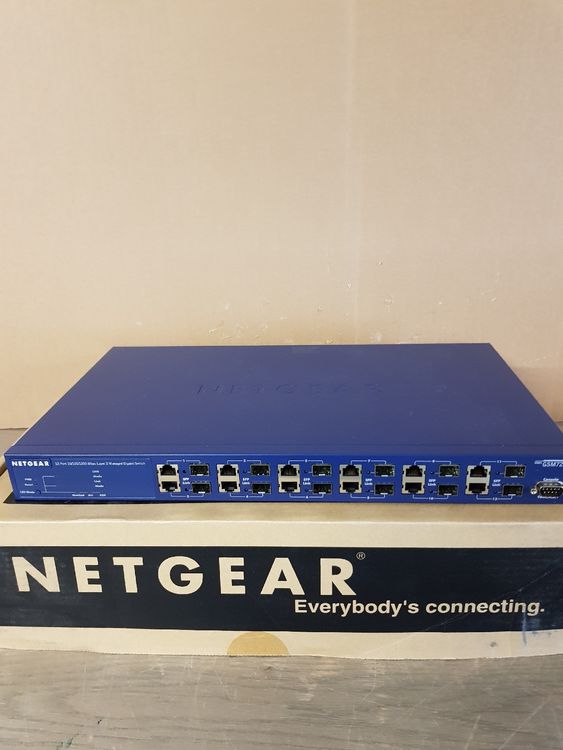 NETGEAR ProSafe 12 Port Gigabit Switch GS7212 (Gebraucht) in ...