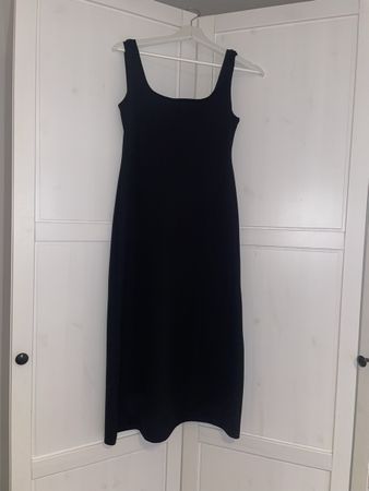 Black Midi Dress, Size S