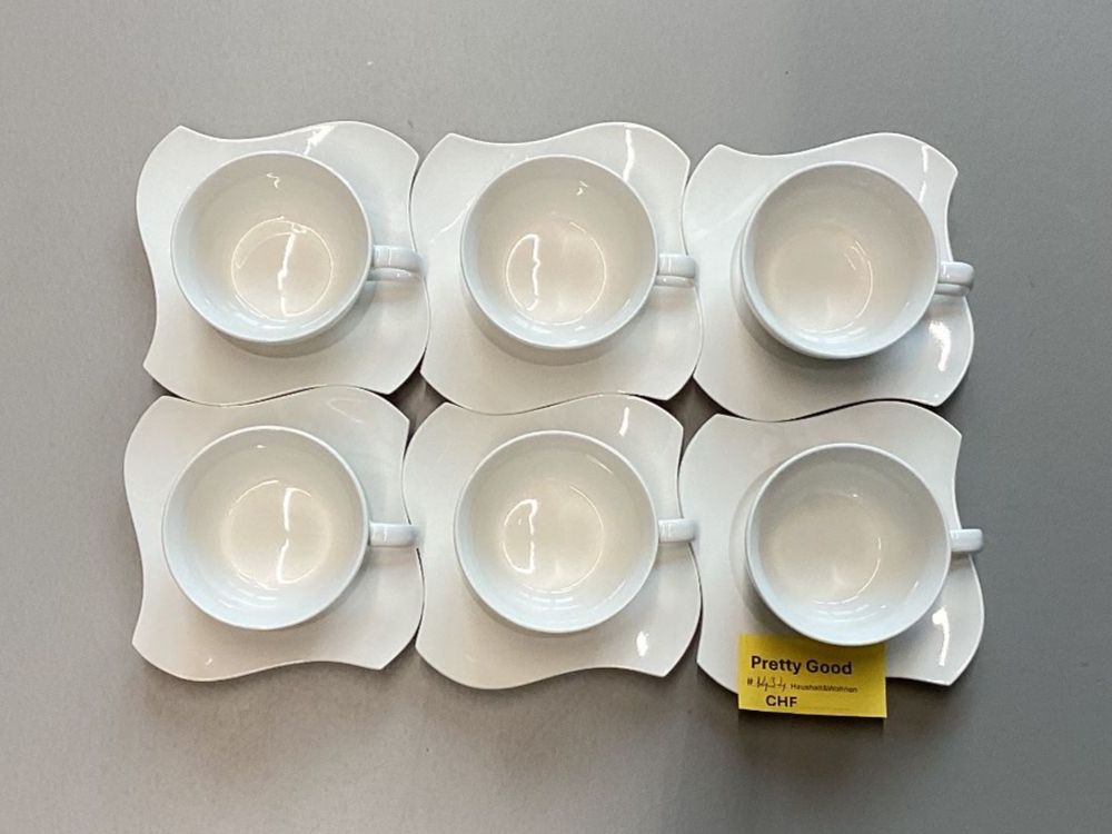 Tazze: Kaffeetassen mit Untertassen - Wiitergäh – Usato da Zug venduto da GGZatWork 1