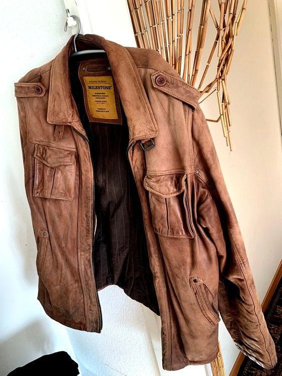 Jacken: Milestone Echtlederjacke Herren ** Neu Preis: 499 chf ** – Gebraucht aus Emmen von newdeal1970 6