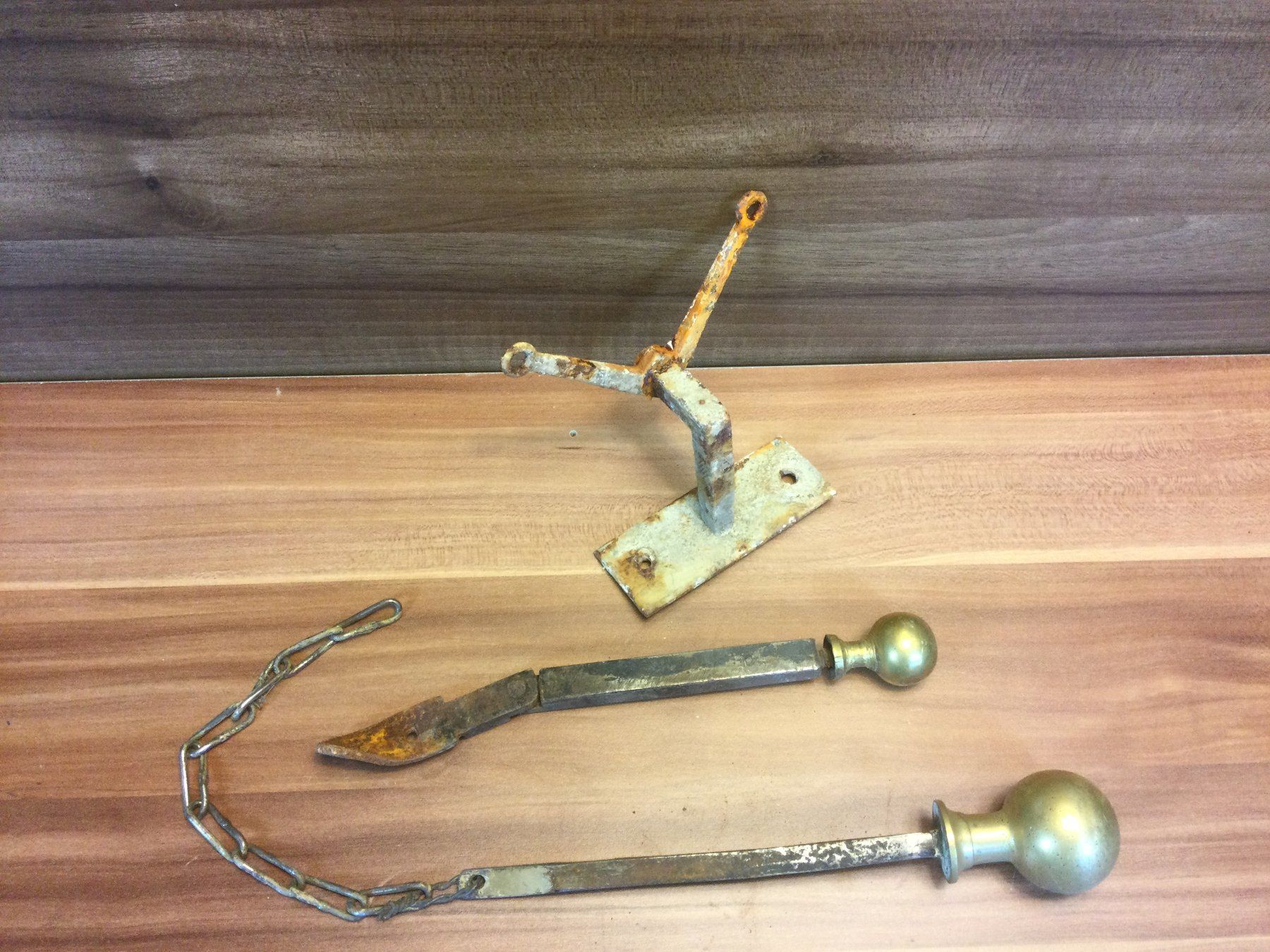 Attrezzi da lavoro: Antike Messing Handgriffe und anderes Teil rostig – Usato da Wangen SZ venduto da kuriosum12 1