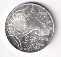 Deutschland 10 DM 1972 F vorz+
