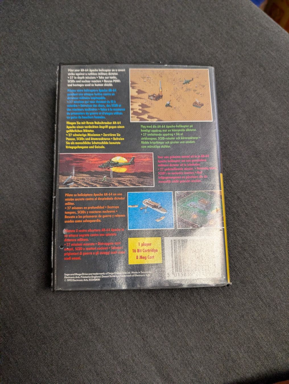 Giochi: Desert strike return to the gulf Sega Mega Drive – Usato da Giubiasco venduto da Ticinerd 1