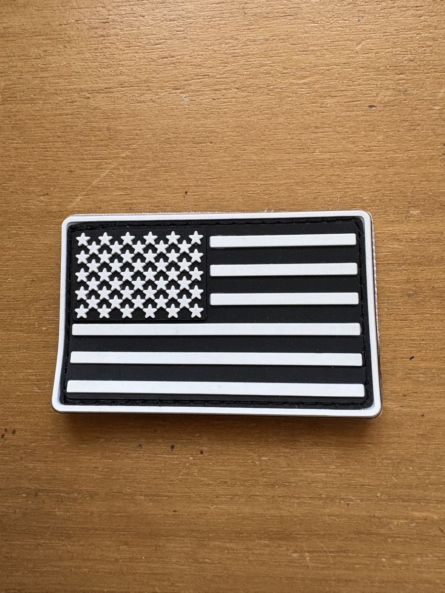 Insignes: USA Flaggen Patch Klett schwarz/weiss oder Aufnäher – Neuf (Voir description) à Winterthur par Teflonbrauer