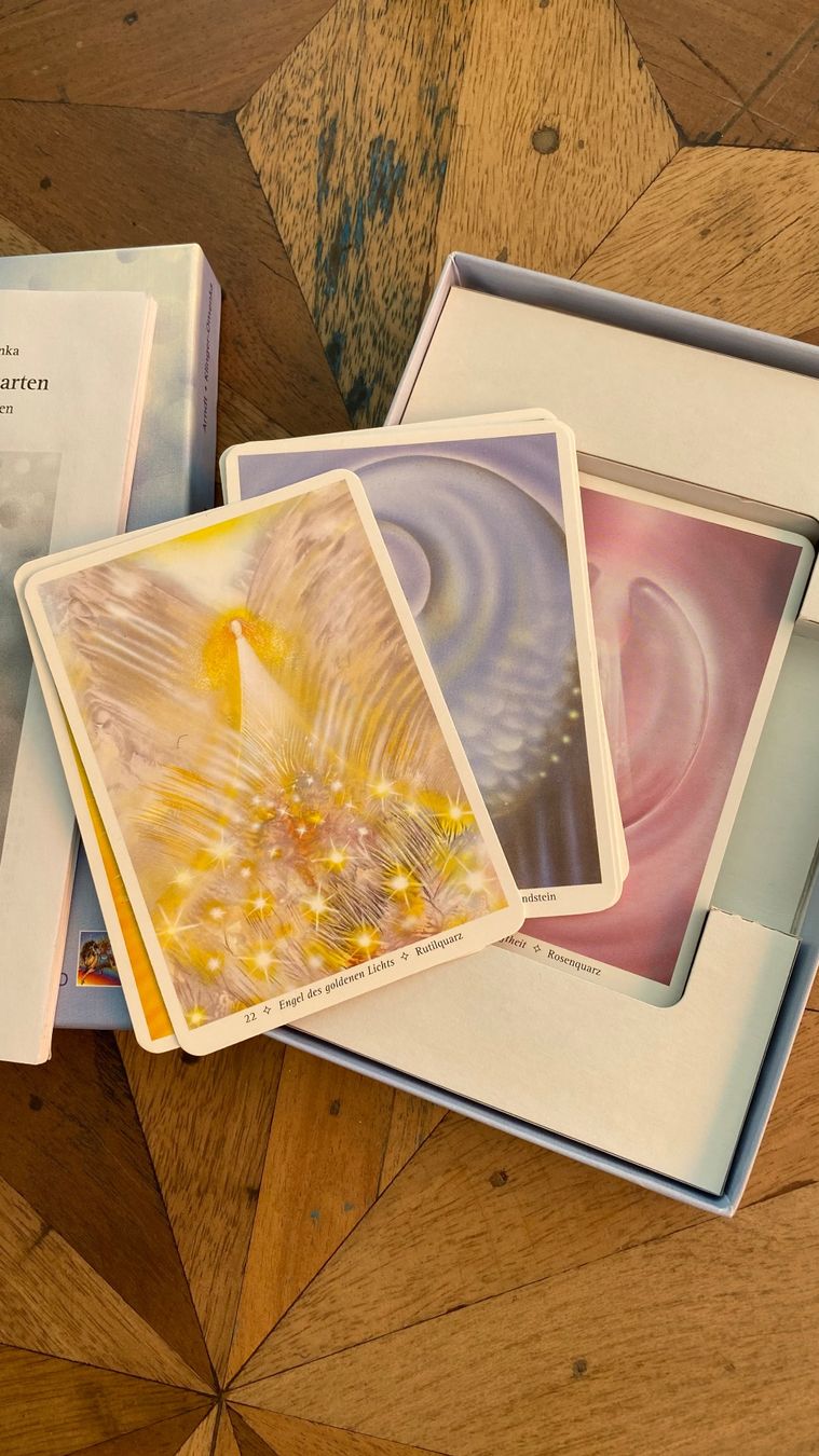 Libri: Lichtengel und Edelsteinkarten Set mit Buch – Usato da Stadel b. Niederglatt venduto da sandart 4