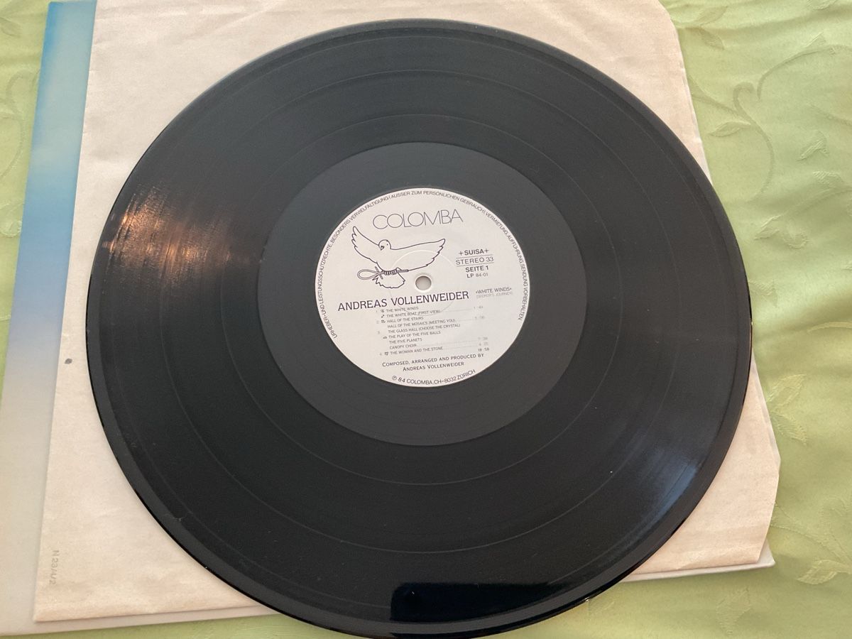 Schallplatten: Andreas Vollenweider White Winds  LP 1984 – Gebraucht aus Steinach von Quarkie 2