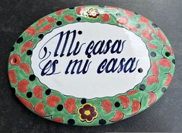 Plaque murale en céramique Talavera - Mexique