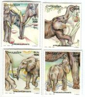 Briefmarken "Elefanten". Somalia