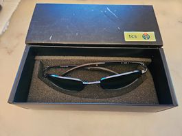 Sonnenbrille Sunglasses vom TCS silbergraues Metallgestell