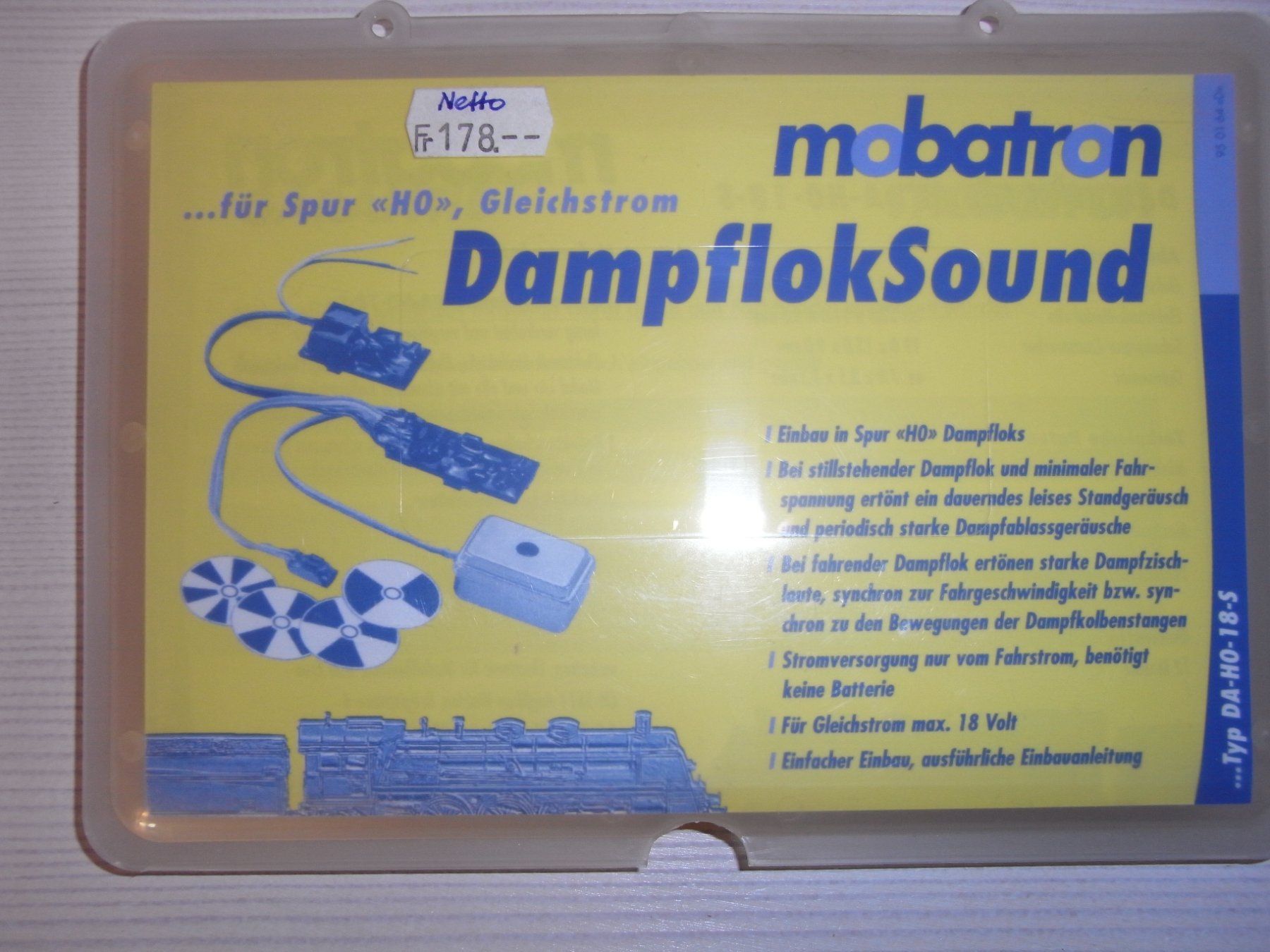 Modelleisenbahnen: mobatron DampflokSound => HO, zum Selbsteinbau – Neu und originalverpackt aus Wohlen AG von Kusy77