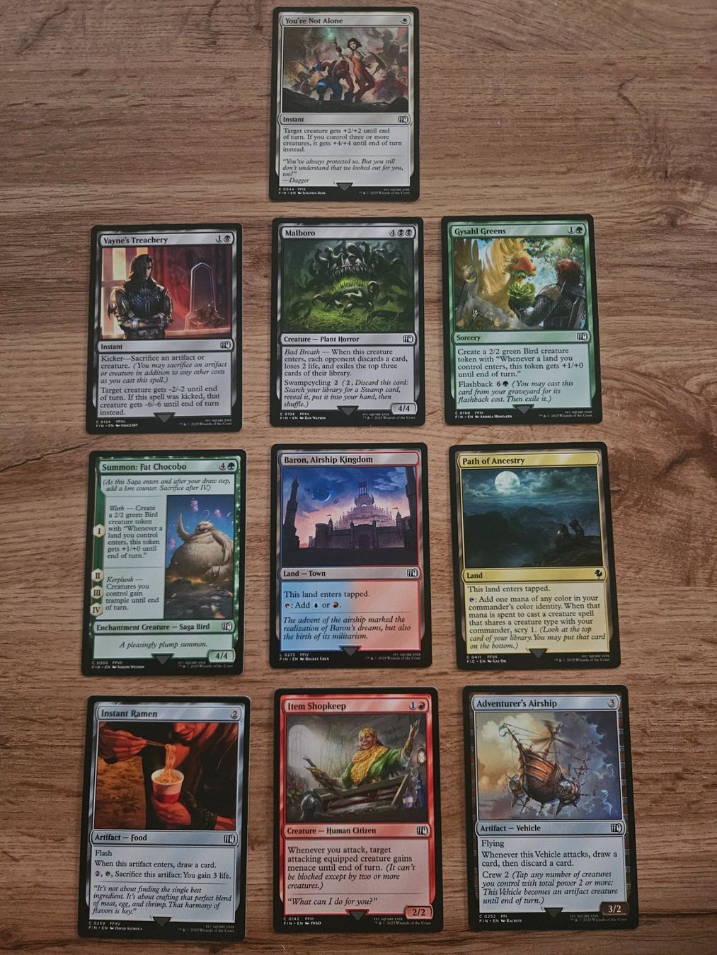 Magic The Gathering Cartes à collectionner: FINAL FANTASY commons 10 stk. NM – Neuf (Voir description) à Horgen par ste_ntc9