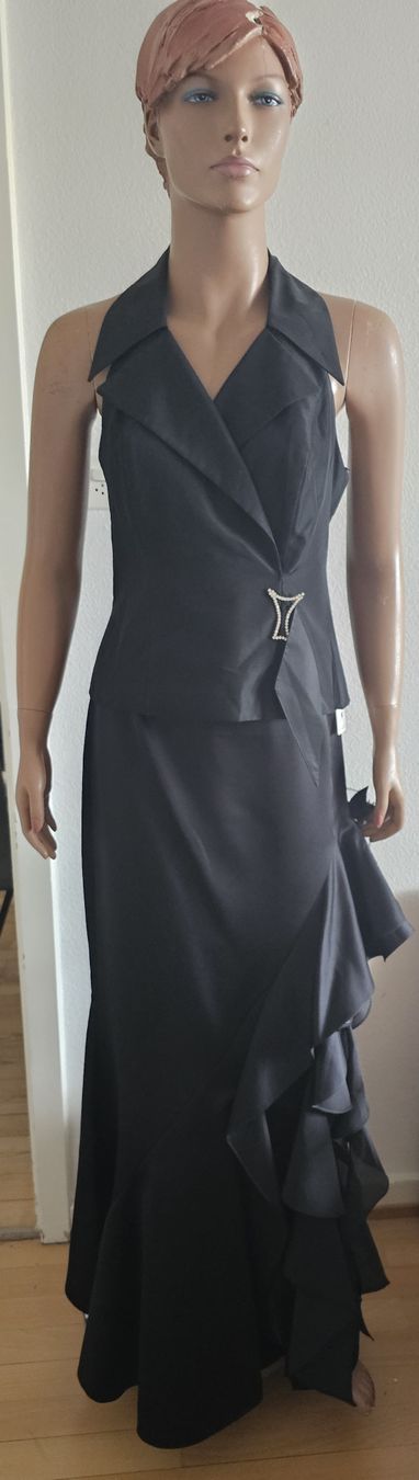 Vestiti: Neues schickes, elegantes, schwarzes Abendkleid, Gr. 38 – Nuovo e nell'imballaggio originale da Basel venduto da Mazzo84