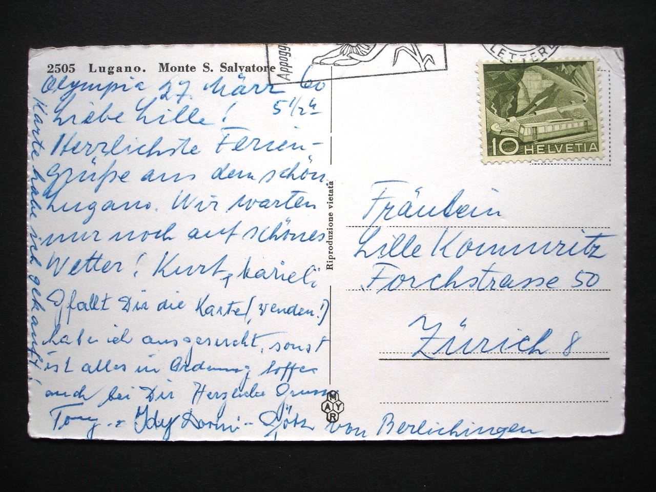 Cartes postales: LUGANO Monte S. Salvatore – D'occasion à Jona par philajona 1