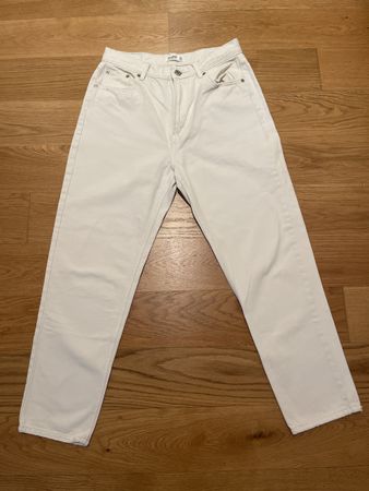 Pull&Bear Jeans, Mom Jeans helles Beige