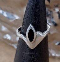 SILBER RING 925 MIT ONYX