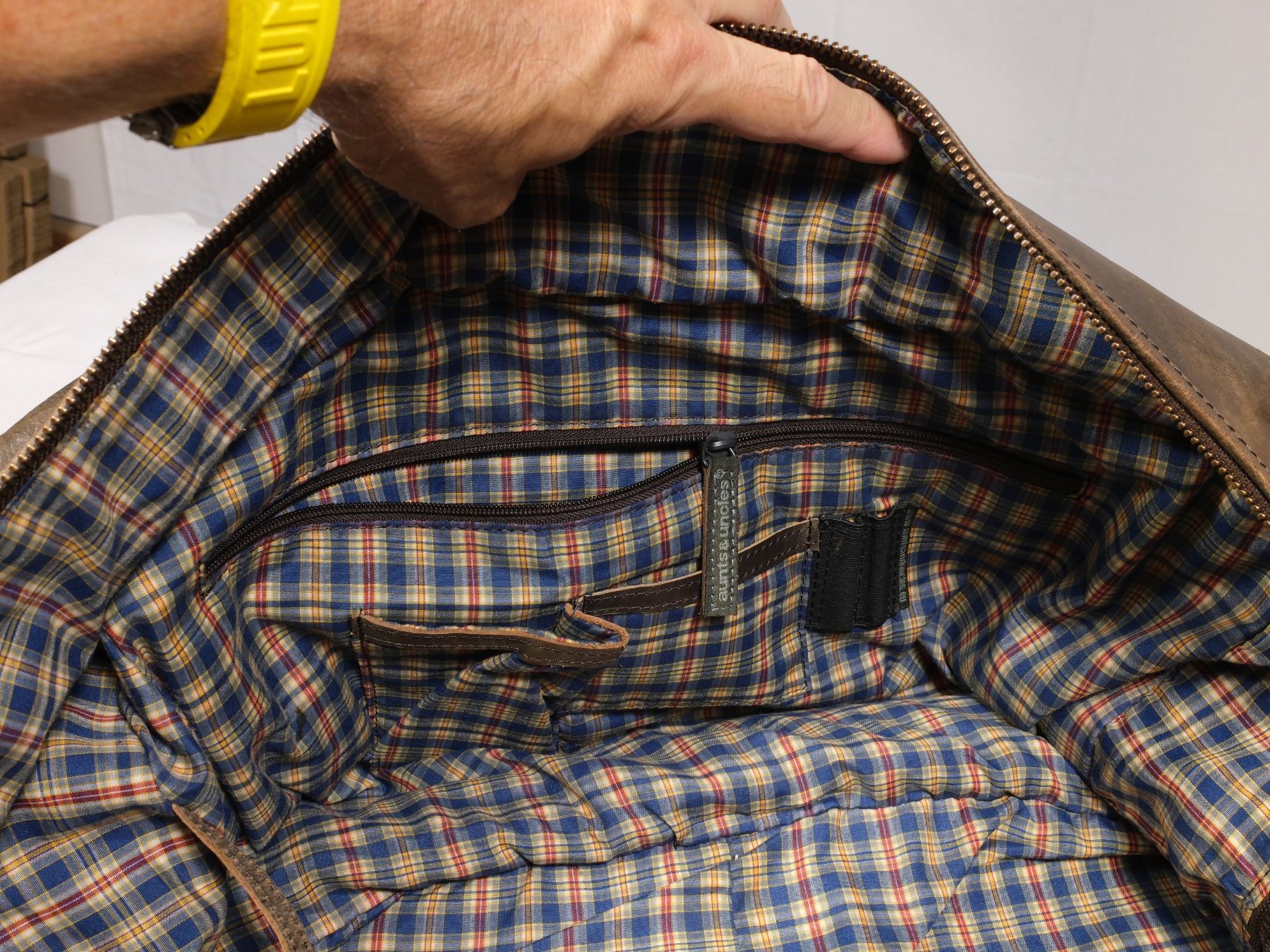 Aunts & Uncles Borse: AUNTS & UNCLES Reisetasche / Weekender, Leder mit Patina – Usato da Lobsigen venduto da Markus_Haenggi_Bern 8