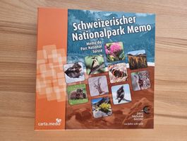 Schweizer Nationalpark Memo Spiel