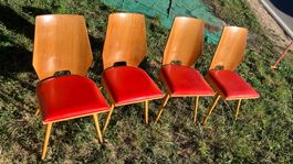 4 Chaise Max Bill Stuhl design vintage Horgen Glarus