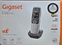 Gigaset E560 HX Schnurloses Telefon mit Ladestation und Akku
