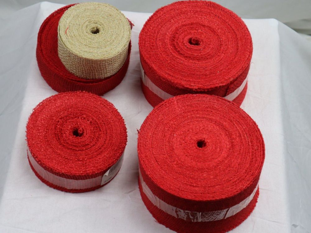 Set Mit 4 Weihnachtsstrümpfen Aus Jute – Grau-rot, 50,8 Cm, Mit Vliesstoff & Stickmuster, Für Familiendekoration