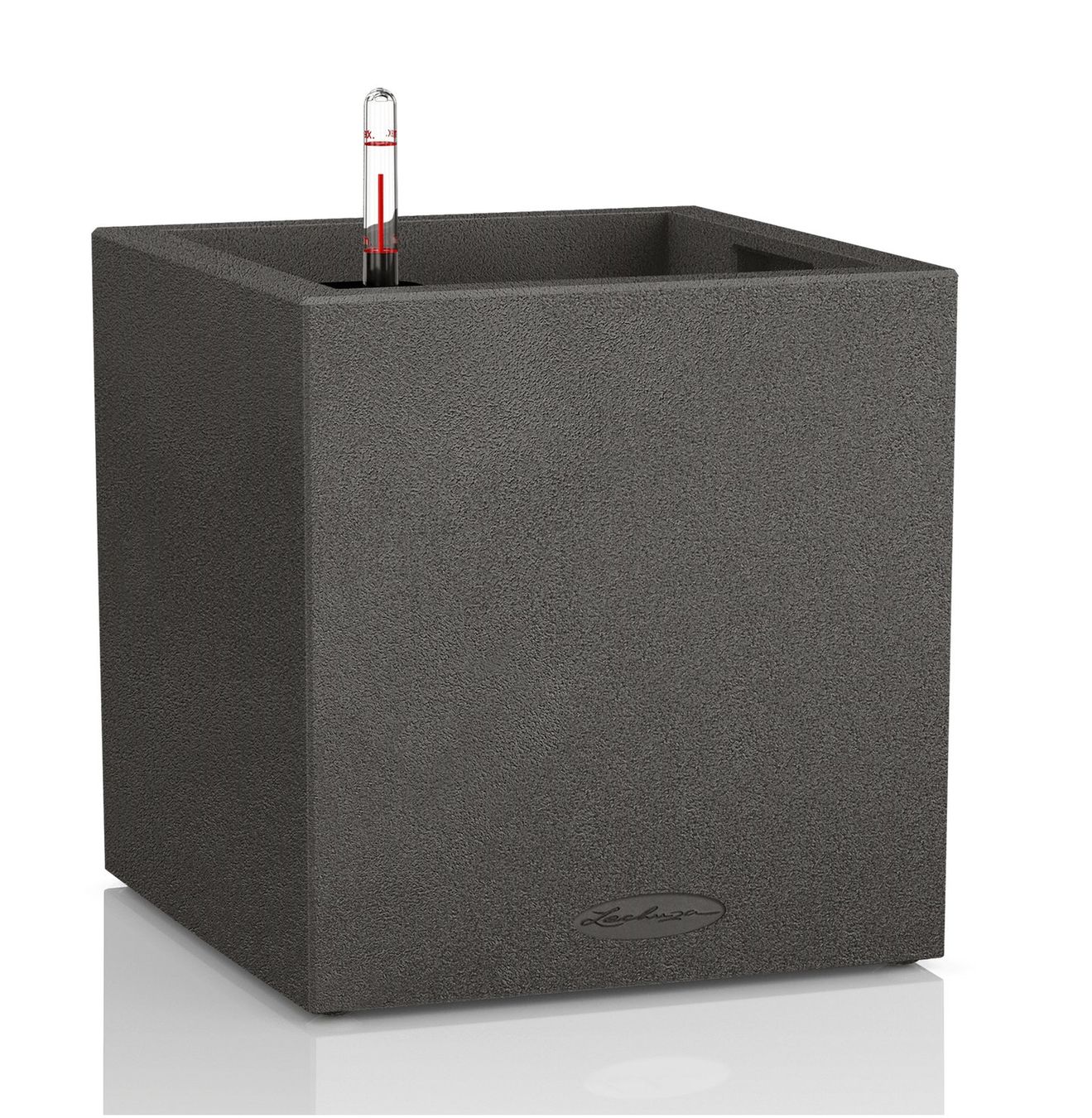 Lechuza Blumentöpfe: Lechuza CANTO Stone low 30, Graphitschwarz NP 54.- – Gebraucht aus Volketswil von Aphro99 1
