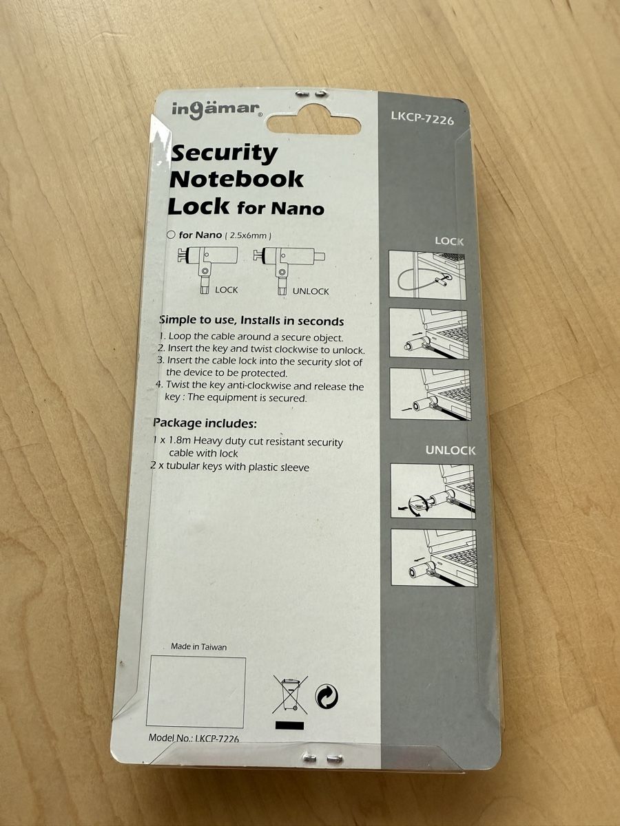 Lucchetti: Security Notebook Lock – Nuovo e nell'imballaggio originale da Cham venduto da cec_b78y 1