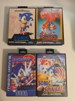 Sonic 1 2 3 Spinball Mega Drive PAL + Anleitungen