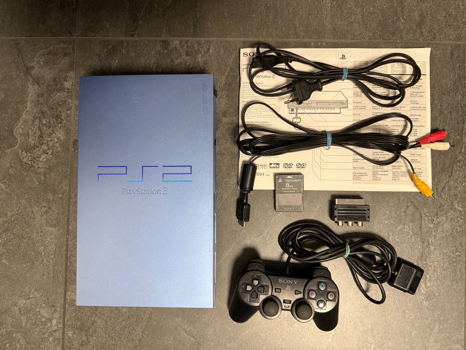 Sony Console: Console PS2 Aqua Blue - Playstation 2 Aqua Blue – Usato da Pont-de-la-Morge venduto da Darfal