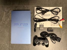 Console PS2 Aqua Blue - Playstation 2 Aqua Blue