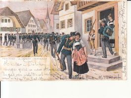 Schweizer Armee Abschied 1902