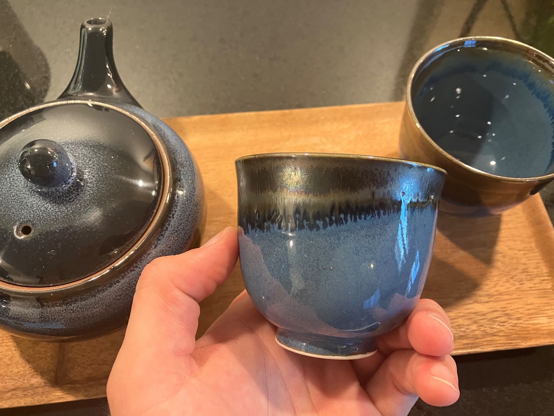 Teiere: Teeset mit Kanne und zwei Tassen – Usato da Basel venduto da pat_vq9b 3
