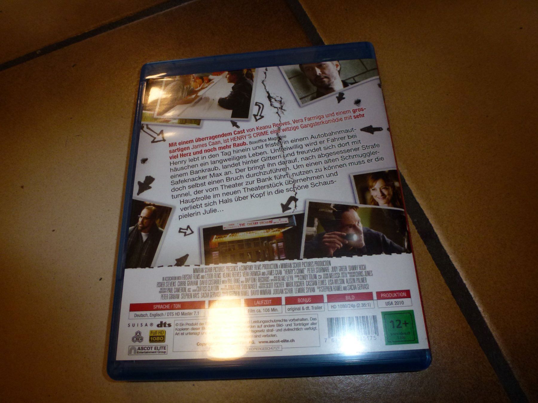 Tutti i DVDs: Henry's Crime BLU-RAY – Usato da Olten venduto da Disc-Verkauf 2