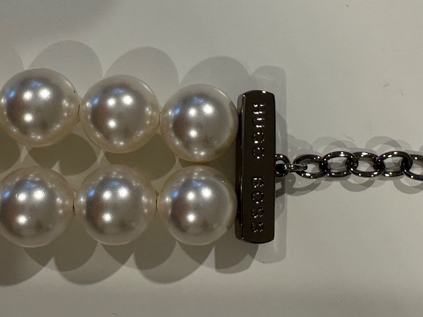 Hugo Boss Bracciali & Braccialetti: Hugo Boss wunderschönes Perlen Armband – Usato da Triesen venduto da zeysel 1