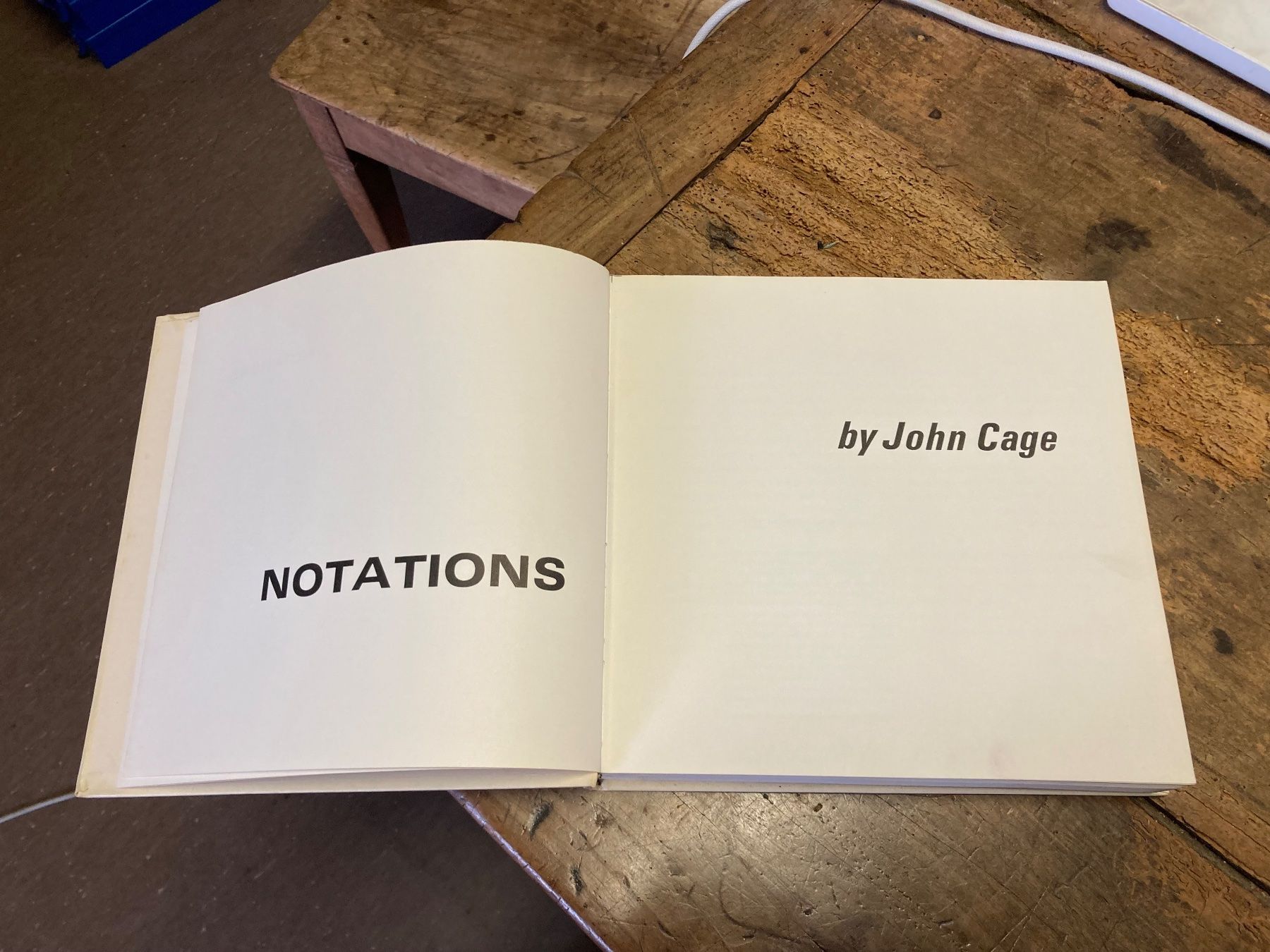 Bücher: CAGE John Notations 1969 – Gebraucht aus Bern von Jwpm66