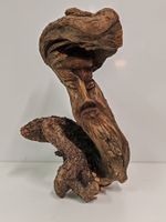 Holzskulptur Unikat Handarbeit Figur Wurzelholz Waldgeist