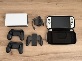 Nintendo Switch OLED Weiss wie neu mit Zubehör