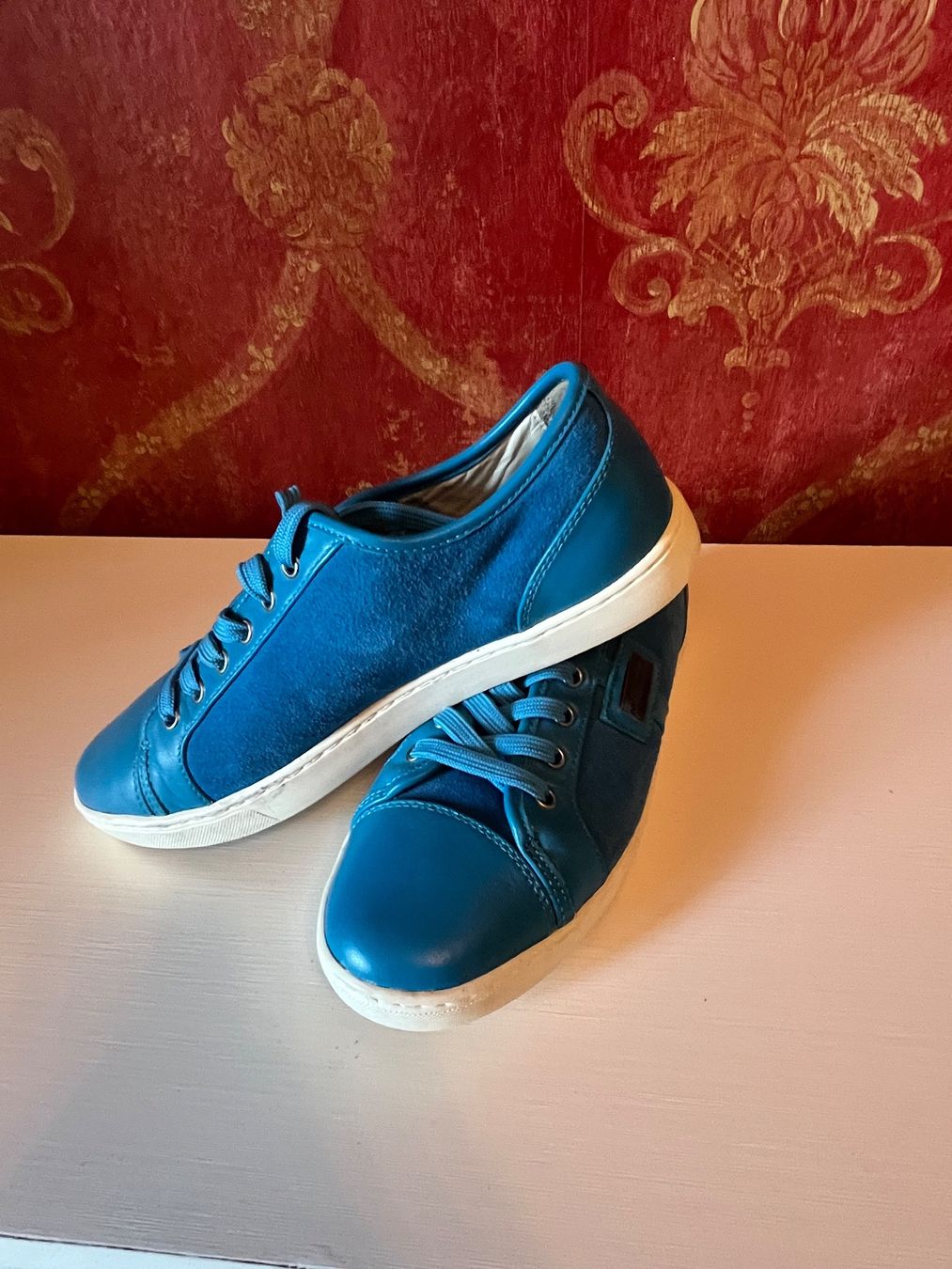 Dolce & Gabbana Herrenschuhe: Dolce & Gabbana en daim et cuir bleu – Gebraucht aus GENEVE von hehakasapa 7
