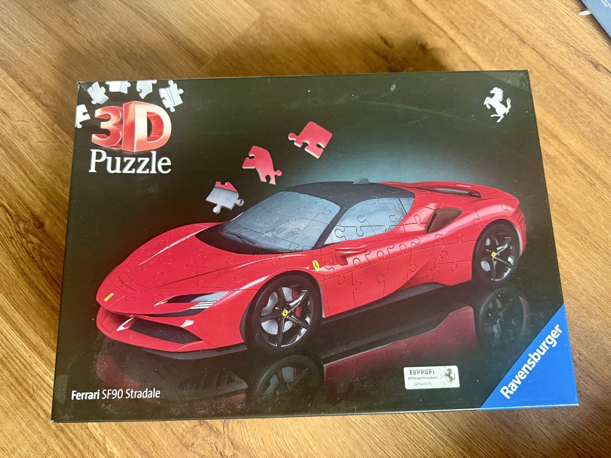 Ravensburger Puzzle: 3D Puzzle Ferrari  – Nuovo e nell'imballaggio originale da Galgenen venduto da majahen