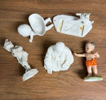 Vintage Figuren-Set aus Porzellan, Rarität, Deko, Top!