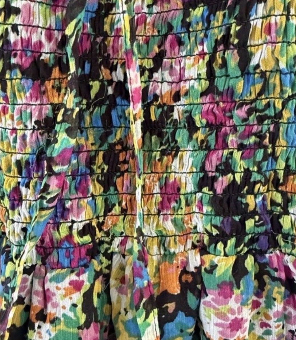Vestiti & Gonne: Kleid /Tunika Blumenmuster Grösse 34  – Nuovo (secondo la descrizione) da Freidorf TG venduto da nad_fxh7 1