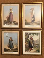 Lithographies Vaud Unterwald Tessin Bâle 