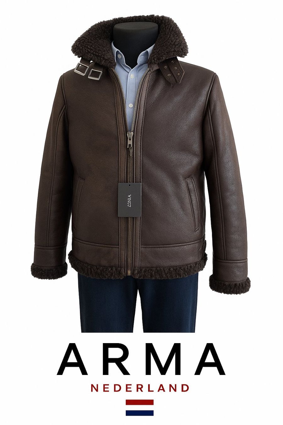 Giacche: ARMA B3 Aviator Shearling Jacket Neuve Taille 54 – Nuovo e nell'imballaggio originale da Vich venduto da SWISS_ECO_E-COM_2050 3