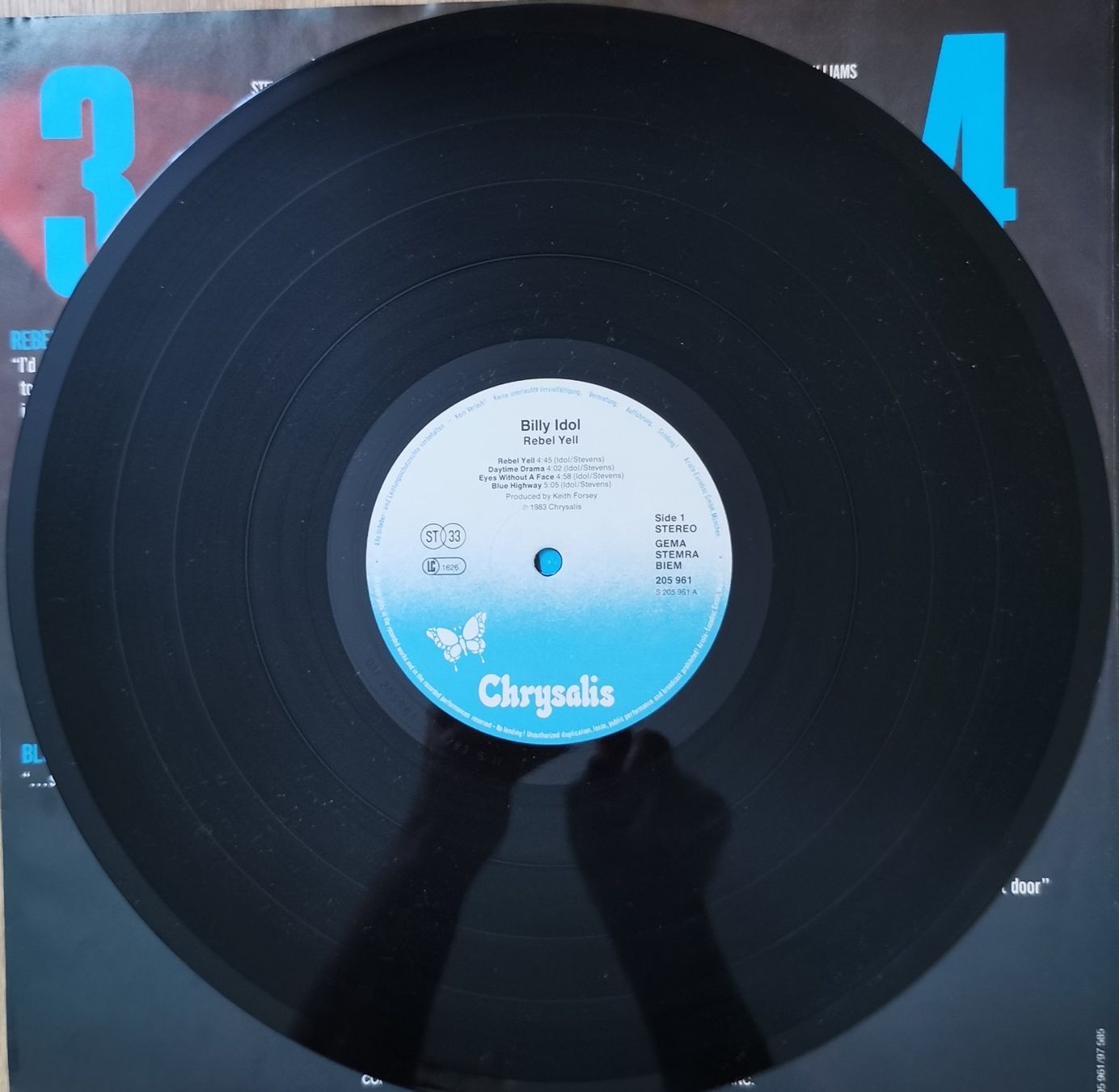 Dischi in vinile: Billy Idol -  "Rebel Yell" Vinyl LP 1983 – Usato da Birsfelden venduto da dsc_f8gx 4