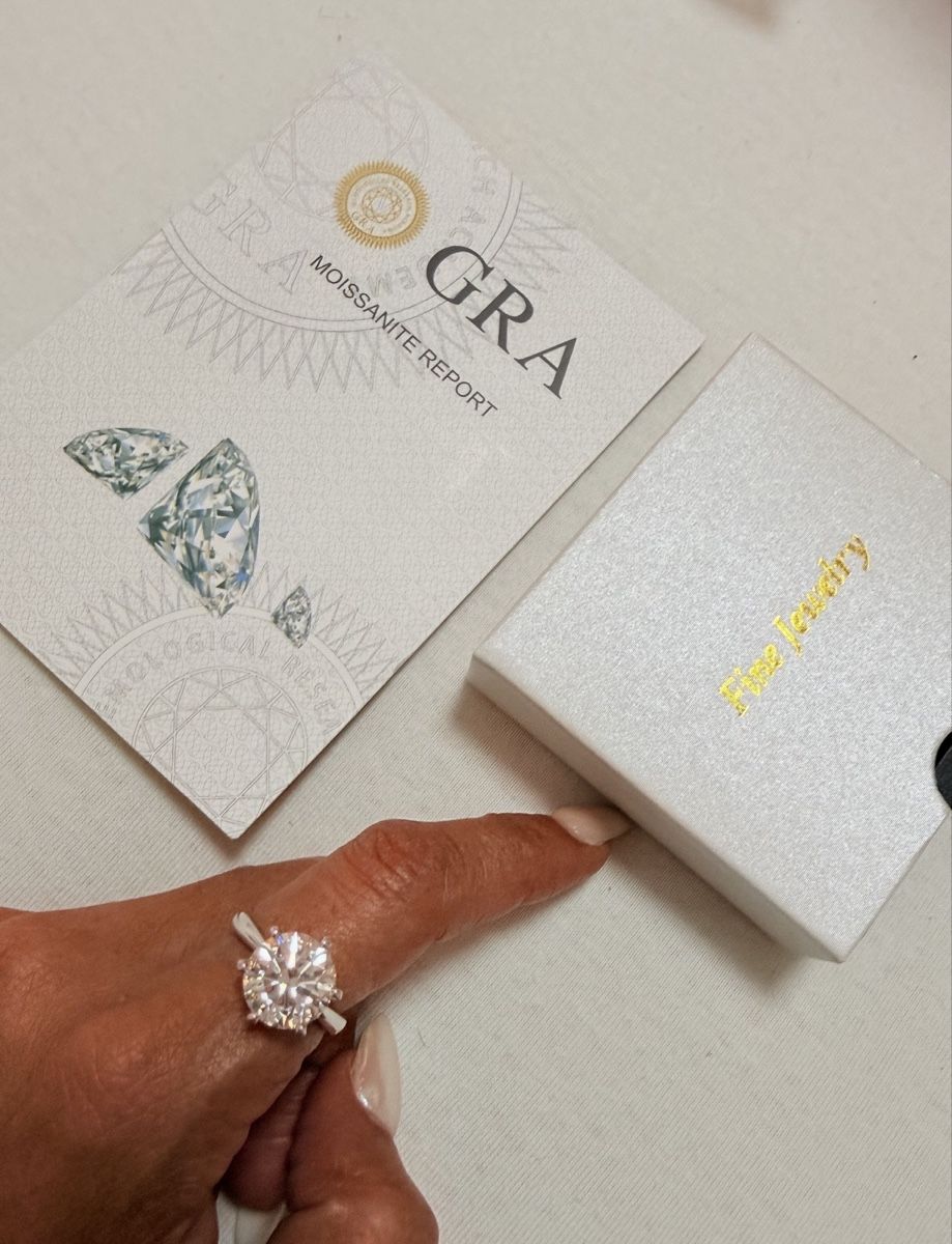 Ringe: Ring Silber 925 mit Mossanit – Neu (gemäss Beschreibung) aus Oberhof von RealStone 3