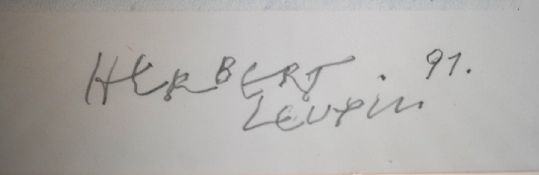 Grafiken & Lithographien: Original Litographie Herbert Leupin S406 – Gebraucht aus Basel von B.W.B. 4