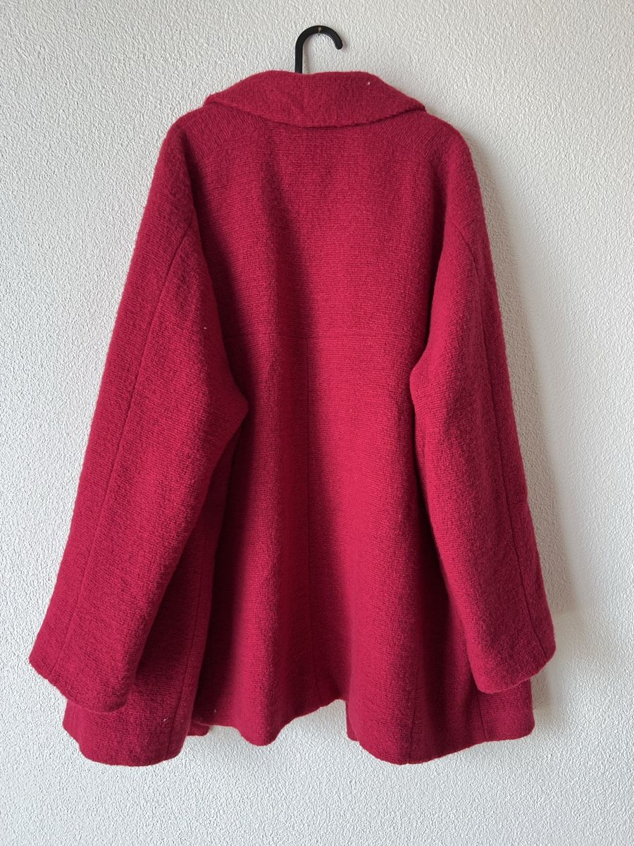 Cappotti: Roter Damen Samoon Mantel, Gr. 52, Fuchsia – Usato da Langenthal venduto da Alperose_5 5