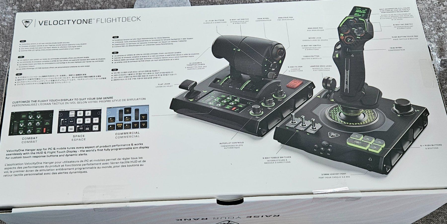 Thrustmaster Manettes: Joystick und Schubhebel Turtle Beach Velocity One Flightdeck – Neuf avec emballage d'origine à Horgen par phi_q5s7 3