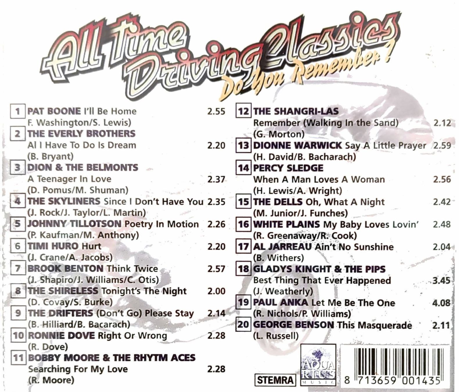 CD: All time Driving Classics (Do you remember?) – Usato da Burg AG venduto da Franklin5736 1
