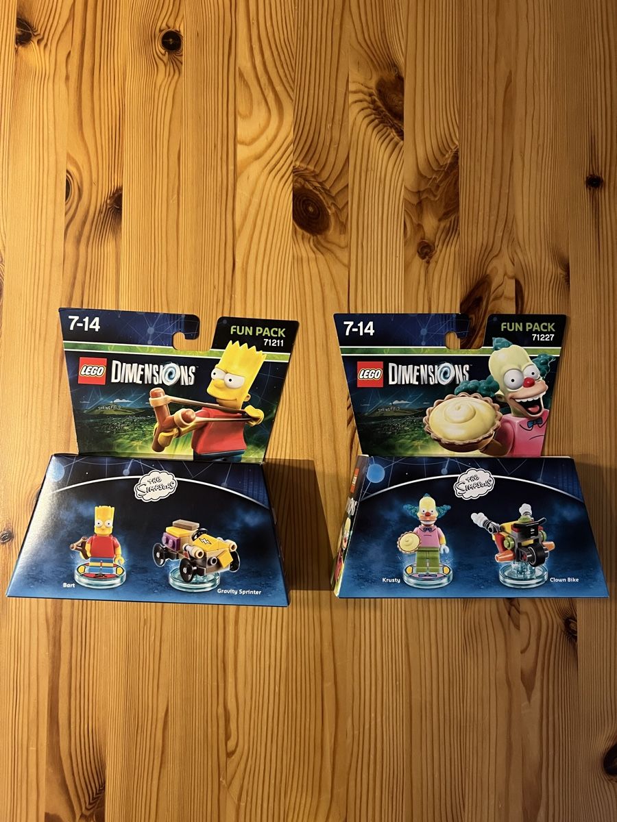 Lego Jeux de construction: LEGO 71211 & 71227 Dimensions Simpsons Bart & Krusty - NEU – Neuf avec emballage d'origine à Liestal par bompalompalomp